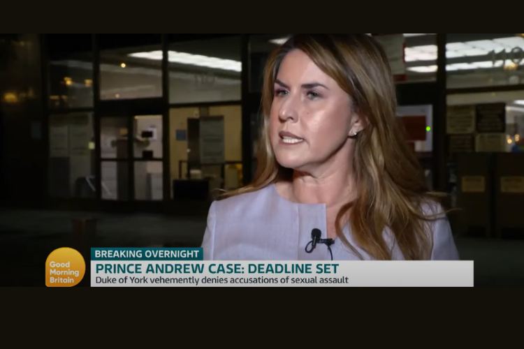 Good Morning Britain - Rachel Fiset on Prince Andrew's Sexual Assault Lawsuit