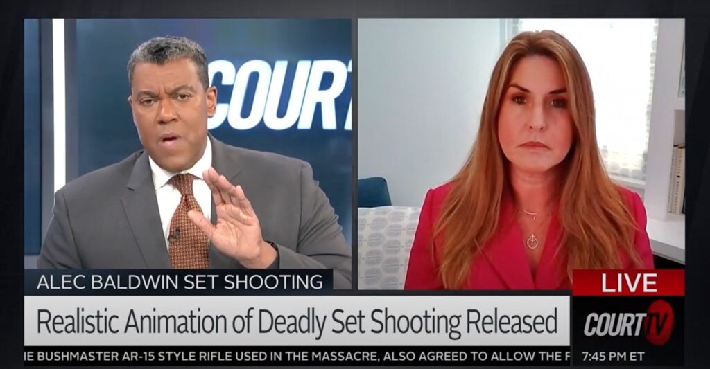 Court TV - Rachel Fiset comments on Release of Animation of Deadly Set Shooting of Halyna Hutchins