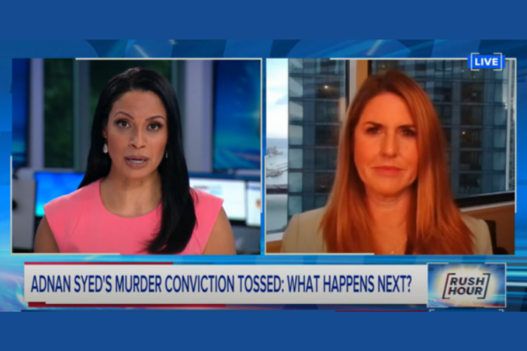 NewsNation – Rachel Fiset on Adnan Syed’s Conviction Being Tossed