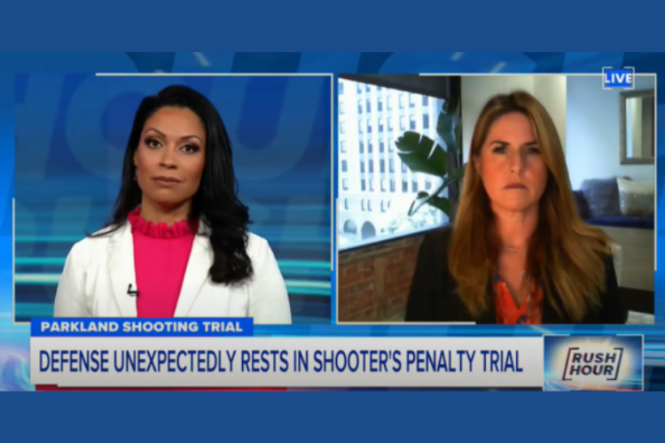 NewsNation – Rachel Fiset on Defense Resting Unexpectedly in Parkland School Shooter Case