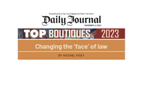 RFZ Law Awarded Daily Journal’s “Top Boutique” 2022
