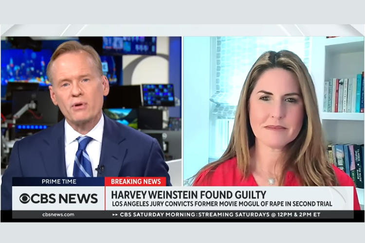 CBS News - Rachel Fiset on Harvey Weinstein Being Found Guilty of Rape and Sexual Assault