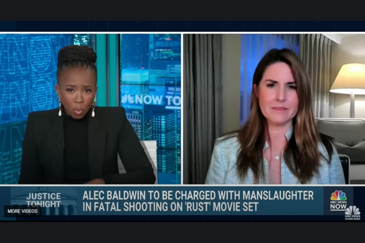 NBC News Now - Rachel Fiset on Alec Baldwin to be Charged with Manslaughter in Shooting on 'Rust' Set