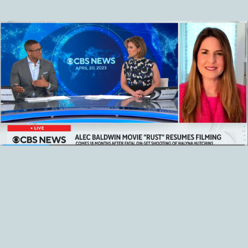 CBS News – Rachel Fiset on “Rust” Resuming Filming in the Face of Legal Challenges CBS News – Rachel Fiset on “Rust” Resuming Filming in the Face of Legal Challenges