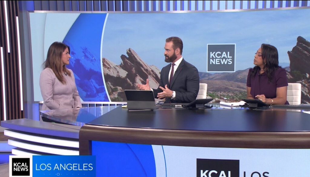 KCAL News - Rachel Fiset on the Trump Indictment