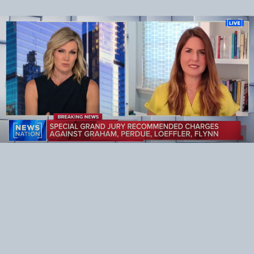 NewsNation – Rachel Fiset on Special Grand Jury Recommending Charges for Graham, Perdue, Loeffler, Flynn