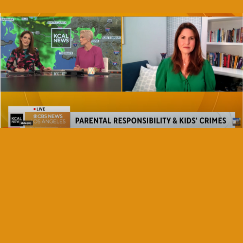 KCAL News, CBS Los Angeles – Rachel Fiset on Parental Responsibility and Kid’s Crimes