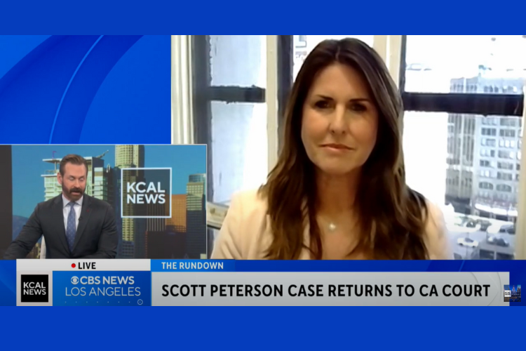 KCAL News, CBS Los Angeles - Rachel Fiset on DNA Testing Approved in Scott Peterson Case