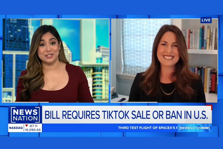 NewsNation - Rachel Fiset on Congress Potentially Banning Tik Tok