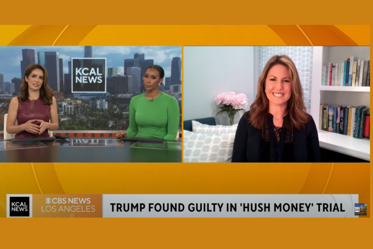 KCAL News, CBS Los Angeles - Rachel Fiset on Trump Hush Money Trial's Guilty Verdict