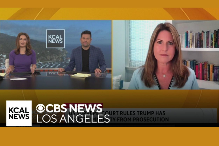 KCAL News, CBS Los Angeles – Rachel Fiset on SCOTUS Ruling Trump has some Immunity