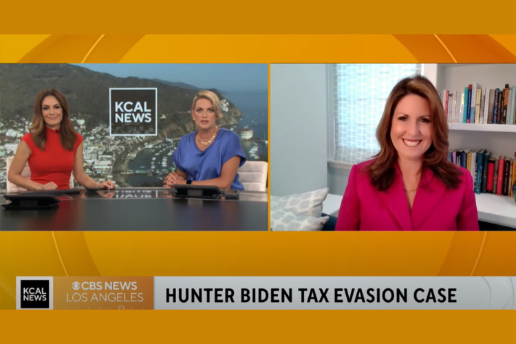 KCAL News, CBS Los Angeles – Rachel Fiset on Hunter Biden Tax Evasion Case