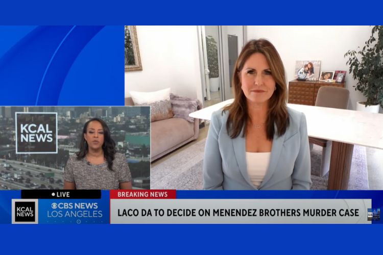 KCAL News, CBS Los Angeles - Rachel Fiset on LA County District Attorney Recommending Resentencing in Menendez Brothers' Case