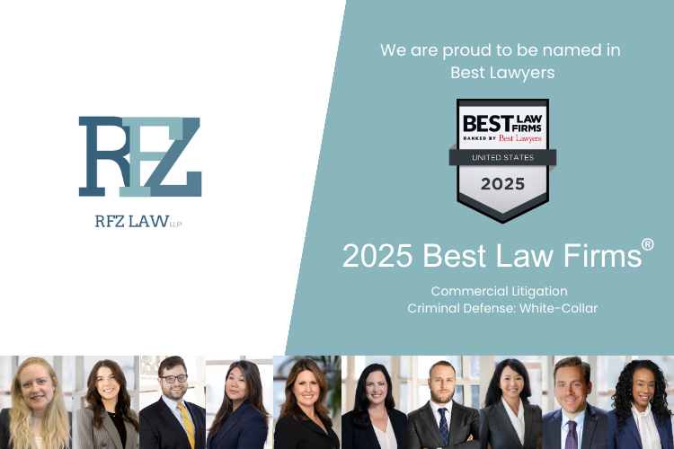 Best Lawyers® Names RFZ Law in Best Law Firms® 2025