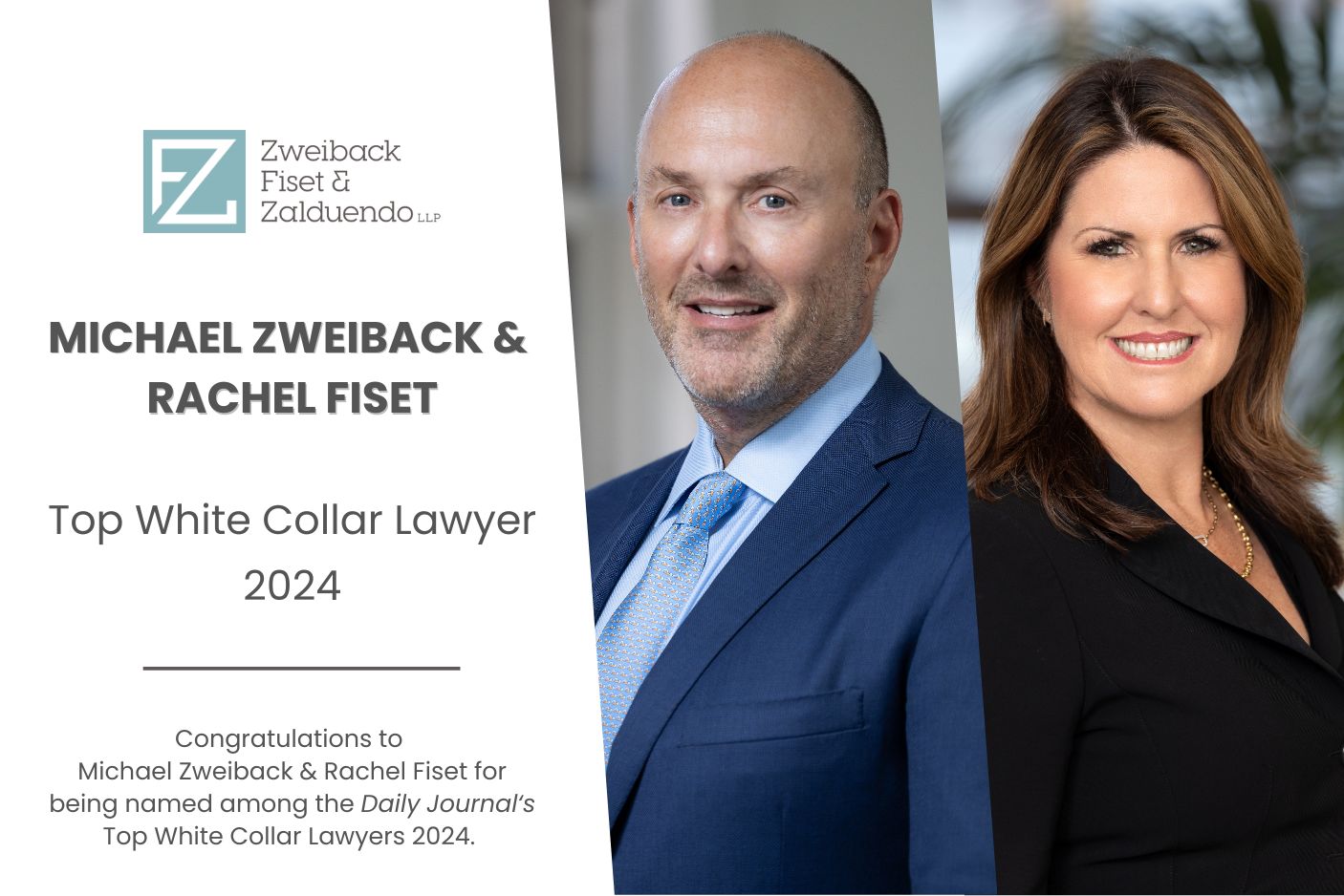 Rachel Fiset Named to Daily Journal’s Top White Collar Lawyers 2024