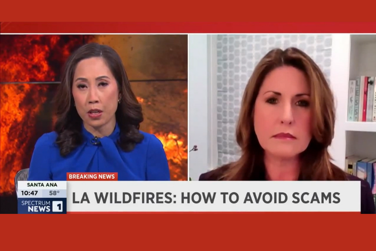 Spectrum News 1 – Rachel Fiset on How to Avoid Scams in LA Wildfire Recovery