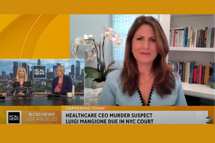KCAL News, CBS Los Angeles – Rachel Fiset on the Case of Healthcare CEO Murder Suspect, Luigi Mangione