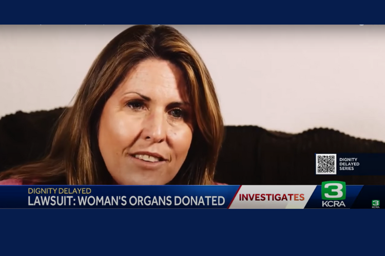 KCRA 3 - Rachel Fiset on Lawsuit Alleging Dignity Concealed Patient's Death Leading to Missing Person's Search