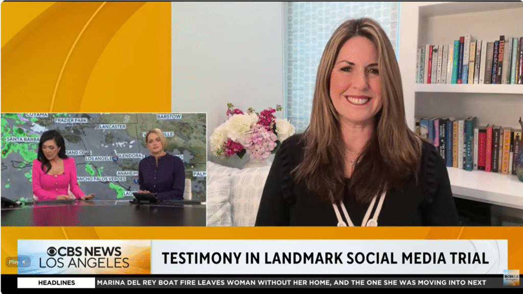 Rachel Fiset on CBSLA Discusses Testimony in the Landmark Social Media Trial