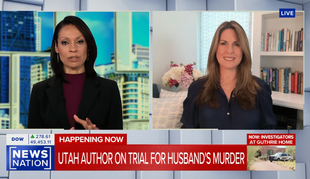 Rachel Fiset Discusses the Utah Author on Trial for Husband's Murder with Nichole Berlie on NewsNation.