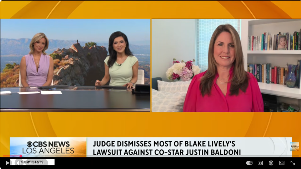 Rachel Fiset on CBSLA Discusses the Legal Decision in the Justin Baldoni and Blake Lively Case