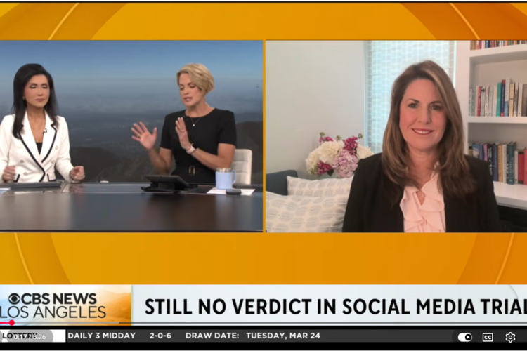 Rachel Fiset on CBSLA Discusses Updates on the Social Media Trial in Los Angeles