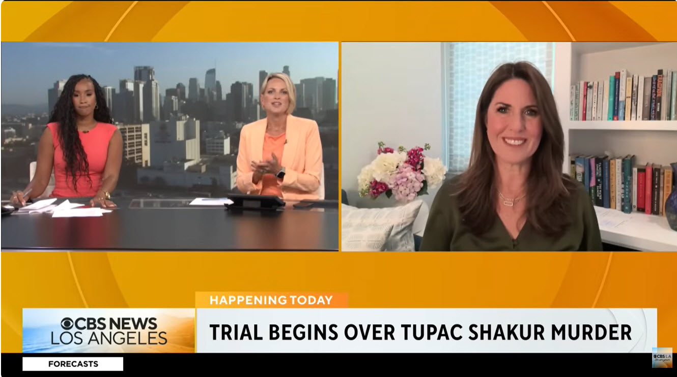 Attorney Rachel Fiset on CBSLA Discusses the Tupac Murder Trial that Begins Monday