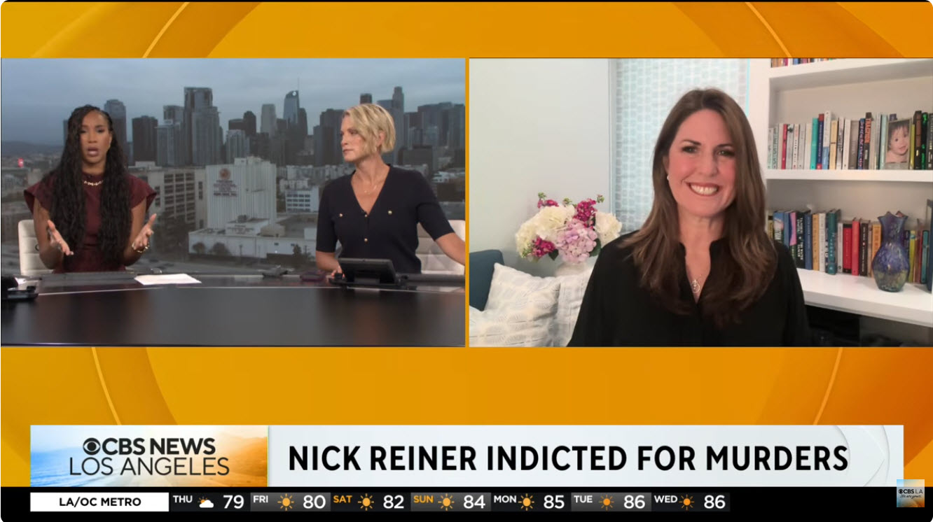 Rachel Fiset on CBSLA Discusses Nick Reiner’s Indictment For Murders of His Parents