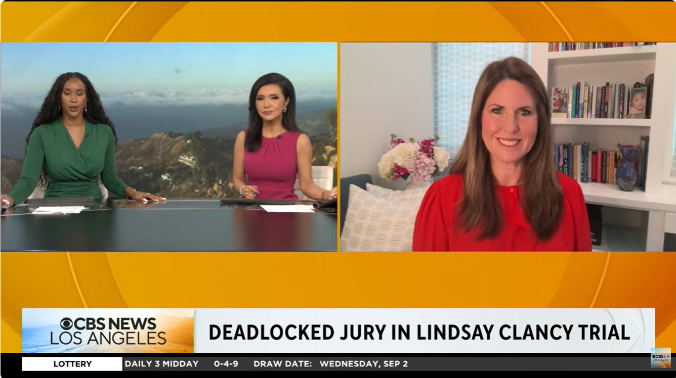 Attorney Rachel Fiset on CBSLA Discusses the Deadlocked Jury in the Lindsay Clancy Trial